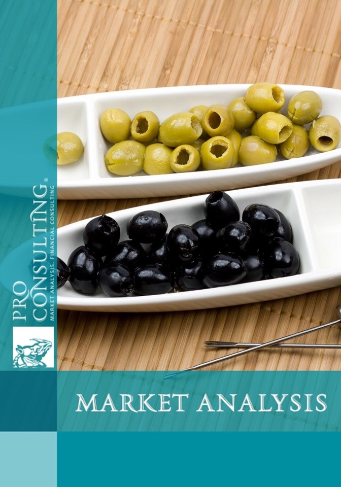 Market research of canned olives in Ukraine. 2013